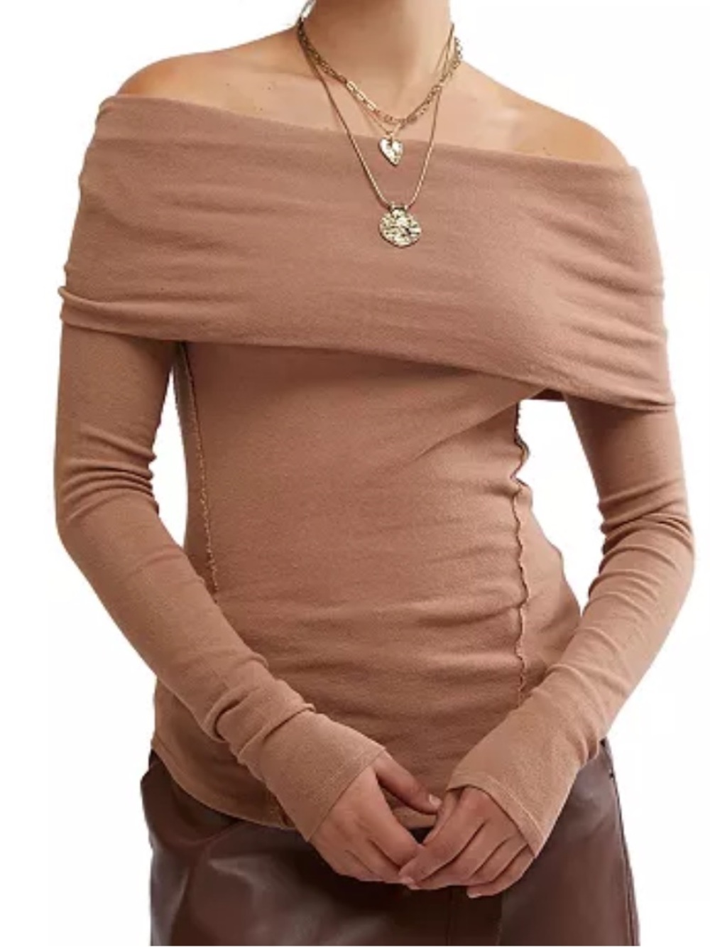 We The Free Off-Shoulder  Long-sleeve